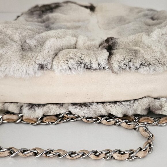 Chanel Sheared Mink Handbag with Silver Hardware - Picture 6 of 10